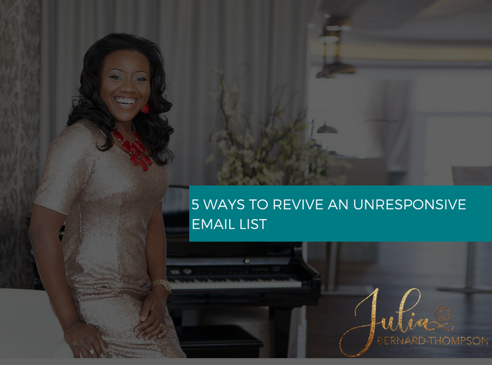 5 Ways to Revive an Unresponsive email list
